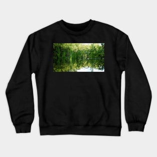 Grass Reflecting in the Water Crewneck Sweatshirt